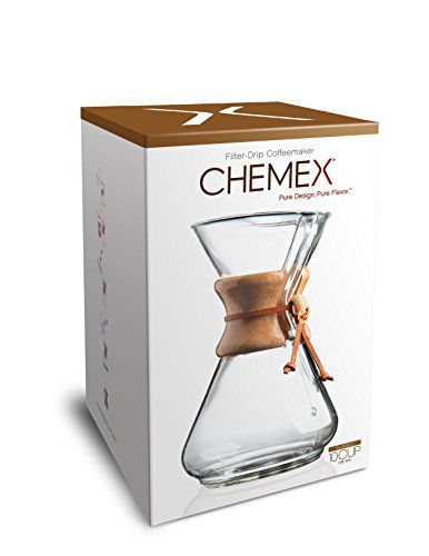  Chemex Pour-Over Glass Coffeemaker - Classic Series